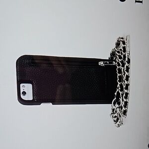VICTORIA 3 PIECE- CROSSBODY CELL-PHONE CASE & STRAPS IN BLACK